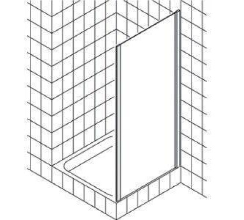 Боковая стенка душевого ограждения Kermi Ibiza 2000 800х1850 мм прозрачное стекло I2 TWD 08018 1AK