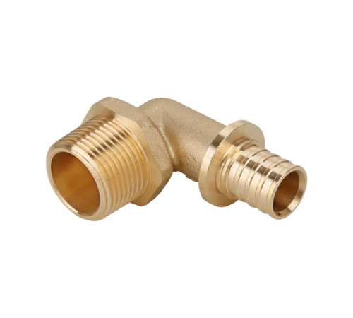 Угольник аксиальный латунный Smart Install 16x2.2 мм - 1/2 НР 52141S