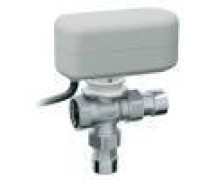 Кран шаровой трехходовой FAR 3/4 ВР-американка с приводом 220 В 40 сек 3070 82 34