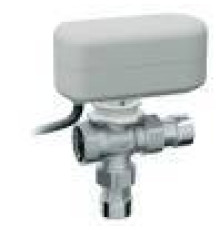 Кран шаровой трехходовой FAR 3/4 ВР-американка с приводом 220 В 40 сек 3070 82 34