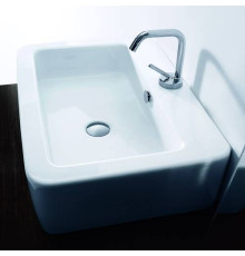 Раковина Kerasan Ego 60х43 см 1 отверстие белая 324201