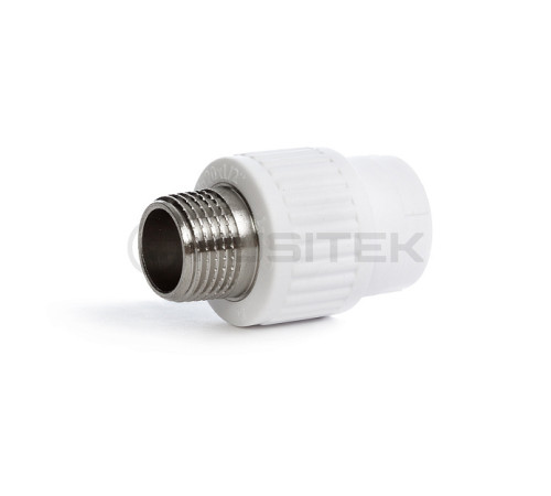 Муфта комбинированная шестигранная Fusitek PP-R НР 32х1 FT04308