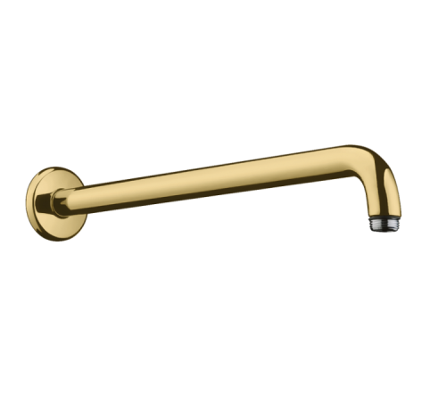 Держатель верхнего душа Hansgrohe 389 мм полированное золото 27413990