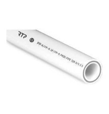 Труба полипропиленовая VALTEC армированная стекловолокном PN25 20x3.4 мм 2 м белая 14152