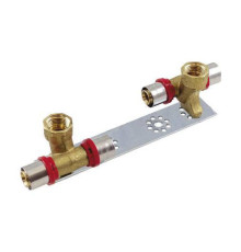 Комплект водорозеток на планке Tiemme 18x1/2 ВР 2 шт 1650251