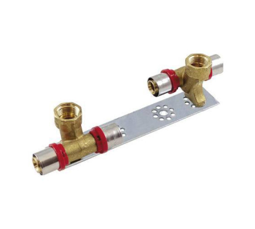 Комплект водорозеток на планке Tiemme 18x1/2 ВР 2 шт 1650251