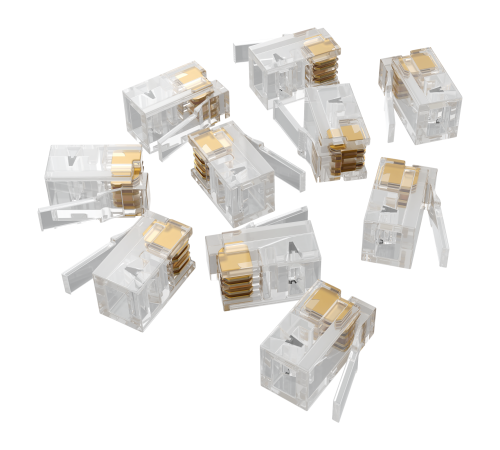 Коннектор ectoControl 4P4C (RJ11) 10 шт. ES-CNRJ-11