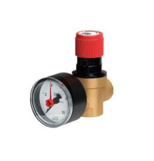 Клапан предохранительный FAR 1/2 ВР с манометром 7 бар FA 2010 121270