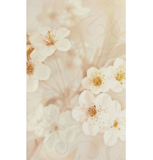 Декор Шахтинская плитка Сакура коричневый 04 25х40 см 010301001875