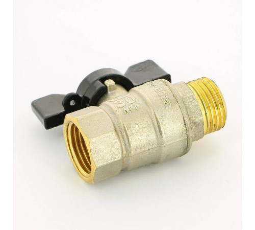 Кран шаровой LD Pride НВ 1/2 полнопроходной бабочка 47.302.15