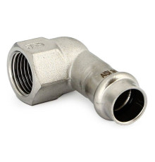 Угольник пресс-ВР Uni-Fitt 22х1/2 нержавеющая сталь 784S3200