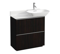 Тумба под раковину напольная Laufen INO 77x35x78 см 2 ящика темный вяз 4.0300.2.110.263.1/8.1330.1.000.104.1