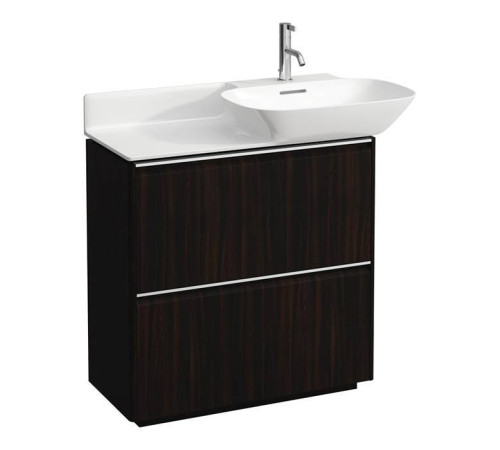 Тумба под раковину напольная Laufen INO 77x35x78 см 2 ящика темный вяз 4.0300.2.110.263.1/8.1330.1.000.104.1