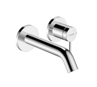 Смеситель для раковины Hansgrohe Tecturis S настенный хром 73350000