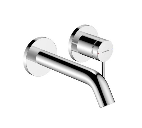 Смеситель для раковины Hansgrohe Tecturis S настенный хром 73350000