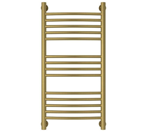 Полотенцесушитель водяной Сунержа Богема+ 400x800 мм выпуклый состаренная латунь 051-0221-8040