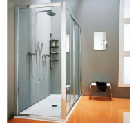 Боковая стенка Samo VC 88-94х190 см хром прозрачное стекло StarClean B7226ULUTRDF