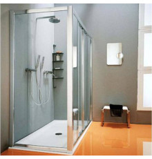 Боковая стенка Samo VC 88-94х190 см хром прозрачное стекло StarClean B7226ULUTRDF