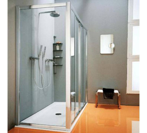 Боковая стенка Samo VC 88-94х190 см хром прозрачное стекло StarClean B7226ULUTRDF