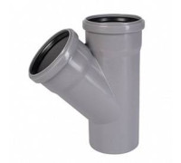 Тройник канализационный Ostendorf HTEA 45° 50/50 мм PP 112200