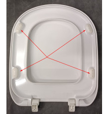 Сиденье с крышкой для унитаза Ideal Standard Tempo дюропласт SoftClose T679901