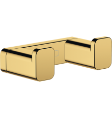 Крючок для полотенец двойной Hansgrohe AddStoris полированное золото 41755990