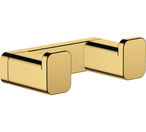 Крючок для полотенец двойной Hansgrohe AddStoris полированное золото 41755990