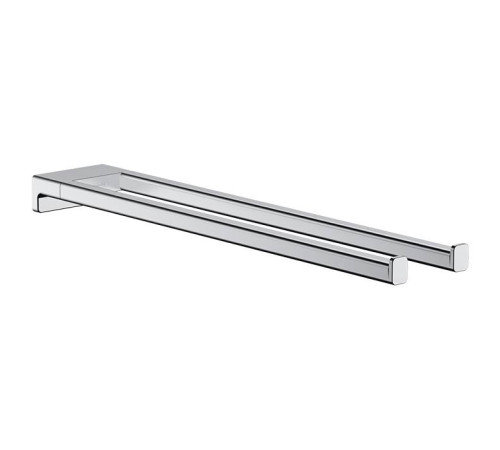 Полотенцедержатель Hansgrohe AddStoris 445 мм двухрожковый хром 41770000