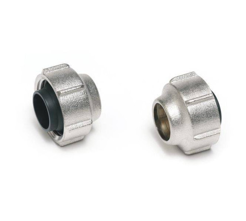 Резьбозажимное соединение REHAU RAUTITAN 15-G 3/4 EK никелированная латунь 12406011003