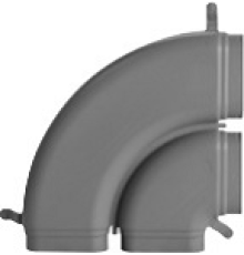 Колено двойное Zehnder ComfoFresh CK 300H 990322021