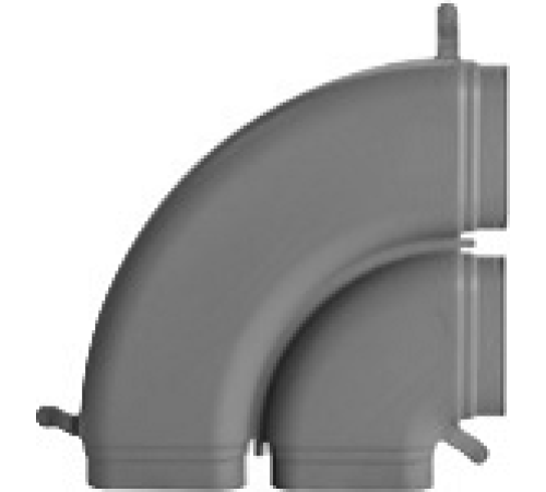 Колено двойное Zehnder ComfoFresh CK 300H 990322021