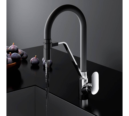 Смеситель для кухни AM.PM Like с каналом для питьевой воды и гибким изливом F8007802