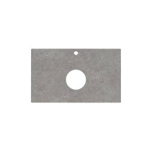 Столешница из керамогранита Kerama Marazzi Фондамента 80 см 1 отв. серый натуральный PL1.DL500920R/80