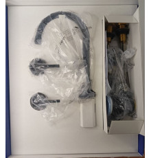 Смеситель для раковины Kludi Nova Fonte Pur на 3 отверстия со сливным гарнитуром 201433915