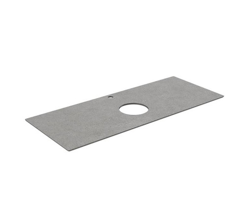 Столешница из керамогранита Kerama Marazzi Фондамента 120 см 1 отв. серый натуральный PL1.DL500920R/120