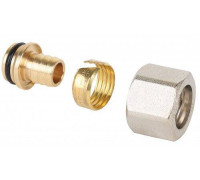 Фитинг обжимной Hogart Premium Евроконус для труб PEX 1/2 x 16 x 2.0 мм MC41004