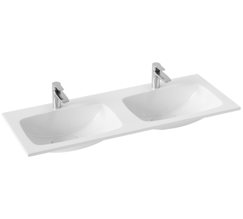 Раковина двойная AQUATON Malaga Duet 1220х450х180 мм Mal.12.04.D