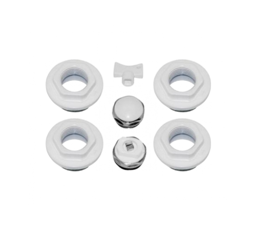 Комплект монтажный универсальный 1/2 белый без кронштейнов КМУ12