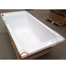 Ванна акриловая Roca Easy 1700х800х450 мм 250 л прямоугольная ZRU9307624