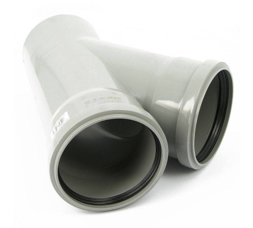 Тройник канализационный Ostendorf HT 110x110 мм 45° 115200