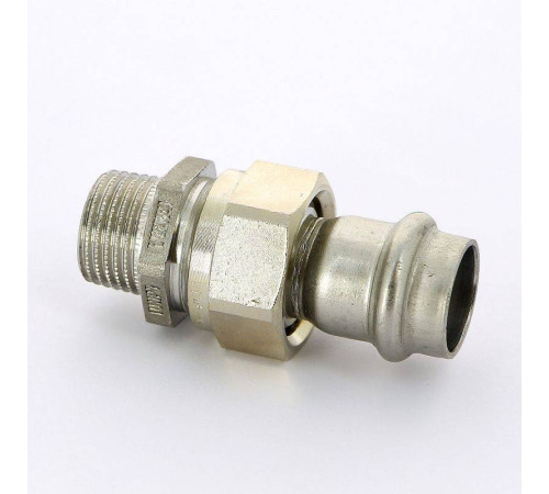Муфта разъемная Viega Sanpress Inox 18x1/2 пресс-НР нержавеющая сталь 438272