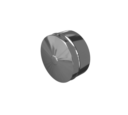 Заглушка для ревизии Ferrum AISI 430 0.5 мм Ф150 мм внутренняя Af1309