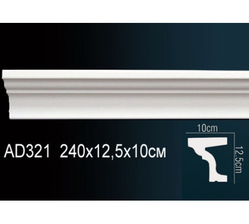 Молдинг Perfect AD321 полиуретановый 41х15х2000 мм AD321