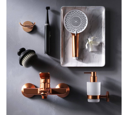 Смеситель для ванны и душа AM.PM X-Joy розовое золото F85A10044