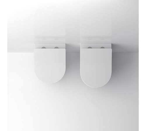 Унитаз подвесной TOTO RP укороченный с сиденьем SoftClose 49х38х33.5 см CW554Y/TC613G