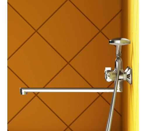 Смеситель для ванны и душа с душевым гарнитуром DORFF Modern D7095000