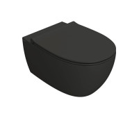 Унитаз подвесной Globo 4ALL безободковый 54х36 см цвет Smoke MDS03.SK