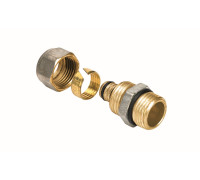 Муфта обжимная Henco с наружной резьбой 26x1 1-2606-S