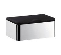 Контейнер для бумажных платков emco System2 настольный черный/хром 3539 001 01