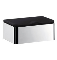 Контейнер для бумажных платков emco System2 настольный черный/хром 3539 001 01